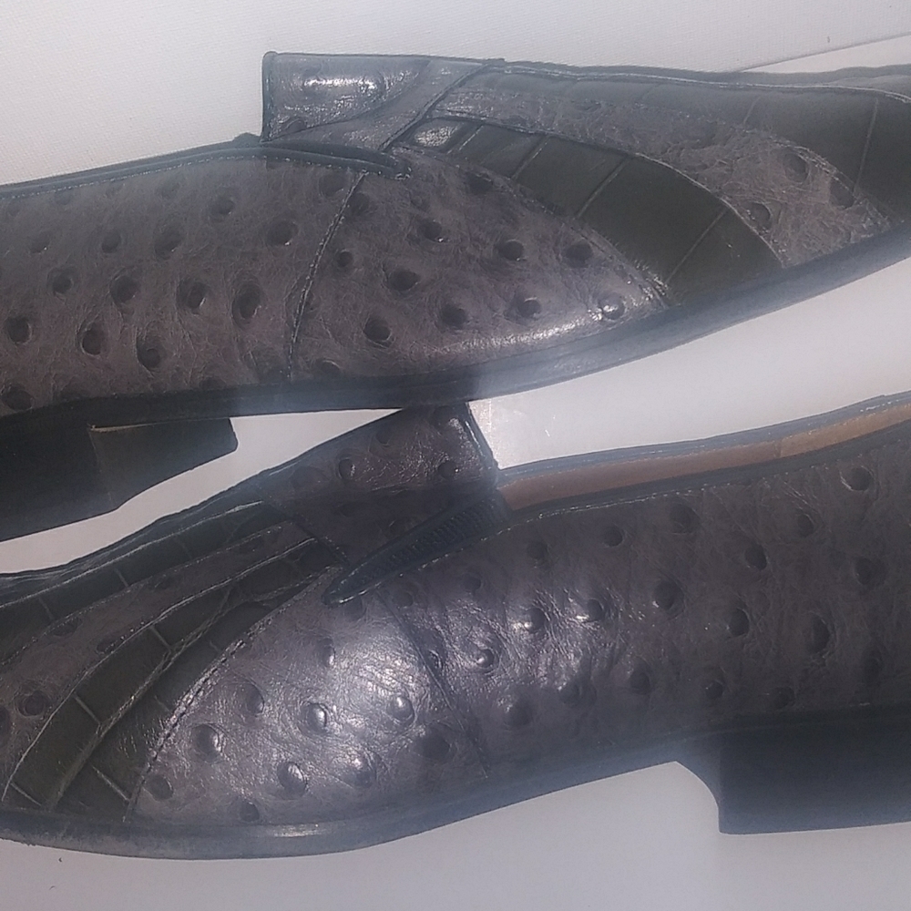 Loafers by Fratelli, Grey and Black Size11,classic
